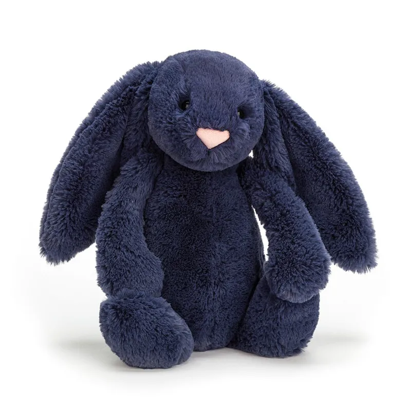 Jellycat Medium Bashful Bunny in Navy